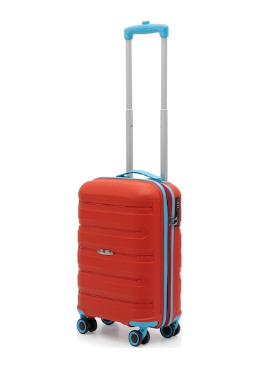Cotpoly Artemis Pp Polipropilen&kırılmaz Kabin Boy Valiz 55 Cm Kırmızı