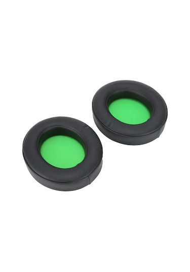 Konesam Razer Kraken Pro V2/7.1 V2 Uyumlu Kulaklık Yastığı - Yeşil, Yüksek Kaliteli Pu Deri Ve Sponge, Konforlu Dinleme, Kolay Kurulum Yeşil