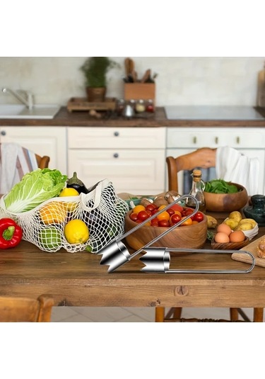 Hightower Paslanmaz Çelik Meyve Sebze Çekirdek Çıkarıcı - Hızlı Temizleme Mutfak Aleti Gümüş