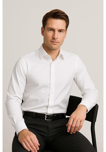 Gk 649 Beyaz Altro Gömlek Beyaz