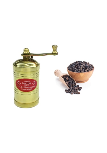 PİRİNÇ KARABİBER DEĞİRMENİ & ÖĞÜTÜCÜ 8CM