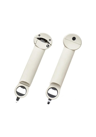 Beyaz Çok Fonksiyonlu Şişe Açacağı Paslanmaz Çelik Kapak Açacağı Çapı 2.5-9.5 Cm Ayarlanabilir Winebeer Konserve Açacağı Mutfak Aletleri Beyaz
