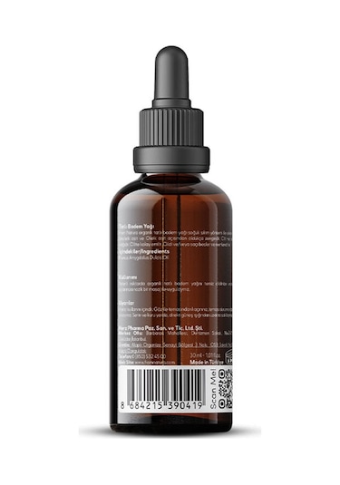 From Natura Organik Soğuk Sıkım Tatlı Badem Yağı 30 Ml