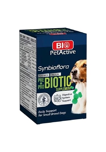 Bio Petactive Synbioflora Mini Irk Köpek İçin Probiotic Sindirim Destekleyen 60 Tablet 30 G