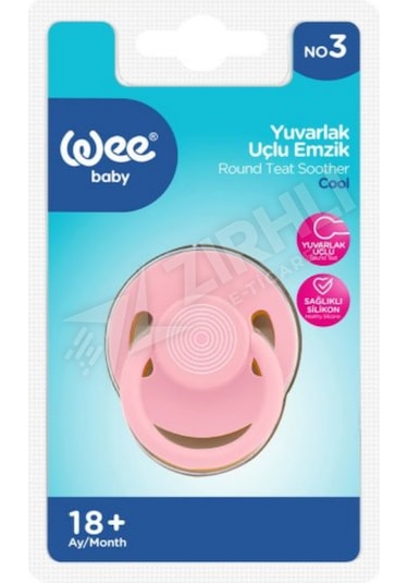 Wee Baby Cool Yuvarlak Uçlu Emzik No:3 2 Adet
