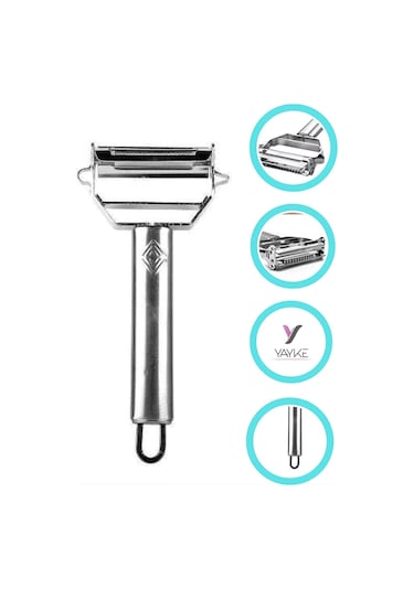 Yayke Paslanmaz Çelik Jülyen Soyacak Pratik Sebze Soyucu
