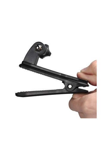 Yaleker Aksiyon Kamerası İçin 360 Döner Dayama Klampsı - Su Geçirmez Kılıf Uyumlu, Güçlü Tutucu, Kol/çanta/şapka Vb. Yerlere Sabitleyebilir