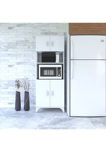 Çok Amaçlı Dolap, Fırın Ve Mikro Dalga Kabini (494779392)