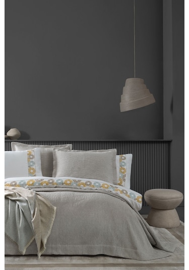 Yataş Meloni Çift Kişilik Infinity Çeyiz Seti - Vizon