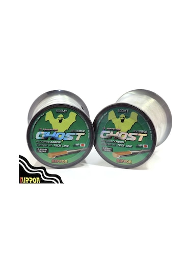 Nippon Ghost 600 mt FluoroCarbon Misina - 0.347 MM
