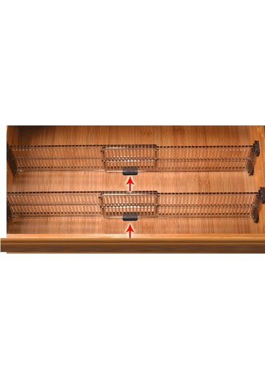 Kosona Uzunluk Ayarlanabilir Şeffaf Ps Çekmece Bölücü, Giyim/çorap/iç Giyim İçin Çok Amaçlı Organize Edici 2 Adet Diğer