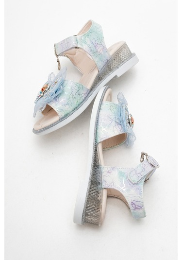 Mnpc Kız Çocuk Mavi Abiye Ayakkabı 25y3s1007256 Mavi