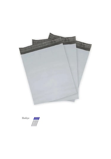 Cepsiz Büyük Boy Kargo Poşeti 35x45+5 Cm - 300 Adet 40+40 80 Mikron