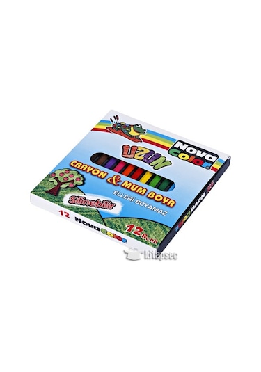 Nova Color Crayon Mum Boya Uzun 12 Li