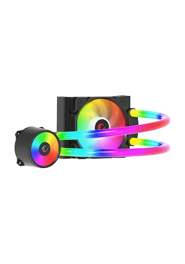 Rampage Iceblade C4 Siyah Ledli Tüplü 120mm Svı Soğutmalı Cpu Fan
