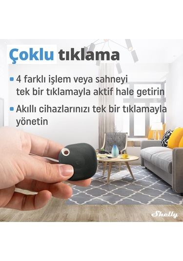 Shelly BLU Button Tough Akıllı Kontrol Butonu