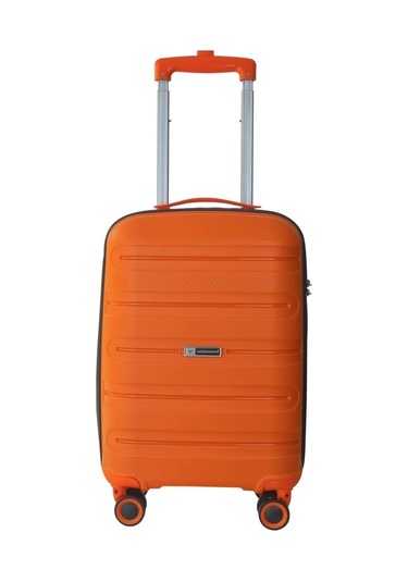 Vegmann Polipropilen Pp Atlas Turuncu Kabin Boy Valiz Turuncu