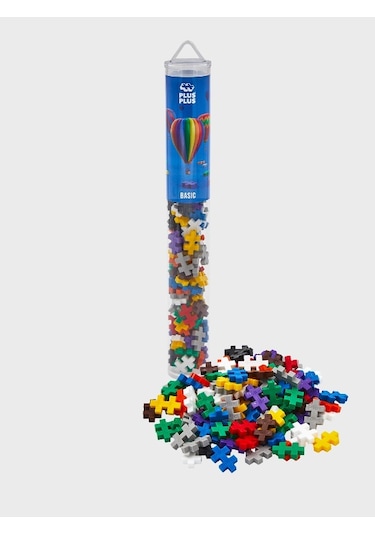 Plus - Plus Minecraft Temalı Silindir Kutuda Basic - Temel Başlangıç Lego Yapı Oyuncağı 100 Parça