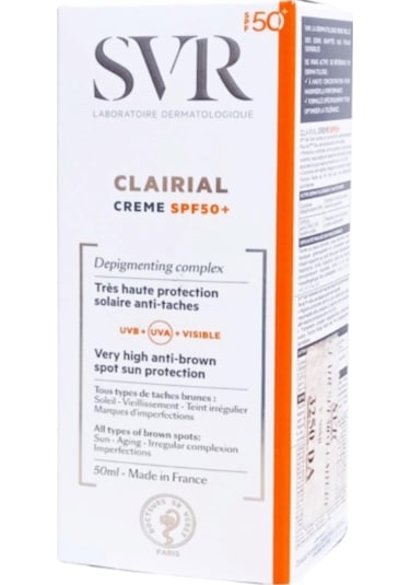 Svr Clairial SPF50+ Creme 50 ML