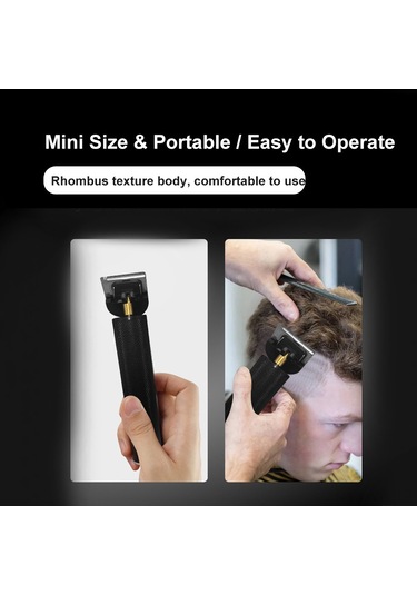 Vkemall Retro Tarzı Şarjlı Saç Kesme Makinesi, Erkekler İçin Profesyonel Saç Şekillendirme Seti, Suya Dayanıklı, 4 Taraklı, Altın Renk