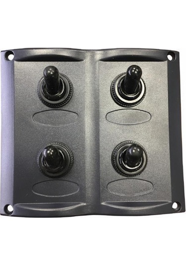 Switch Panel 4Lü Izoleli 95X105Mm