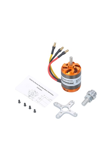 Aubyhe Uçak Modeli Sabit Kanatlı Bldc Motoru D3548 900kv 11.1-18.5v 70a Çelik Bakır