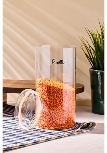 Fraser 1200 Ml Borosilikat Cam Kavanoz 10x20 Cm Seffaf Şeffaf