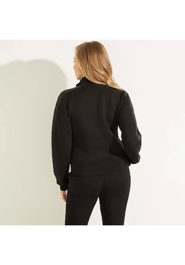 Guess Kadın New Allıe Scuba Sweatshirt Siyah