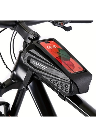 Willowhaven 1l Neutral Without Logo Dağ Bisikleti Paketi Eva Sert Kabuk Ön Çatal Çantası Büyük Kapasiteli Alet Depolama Altın