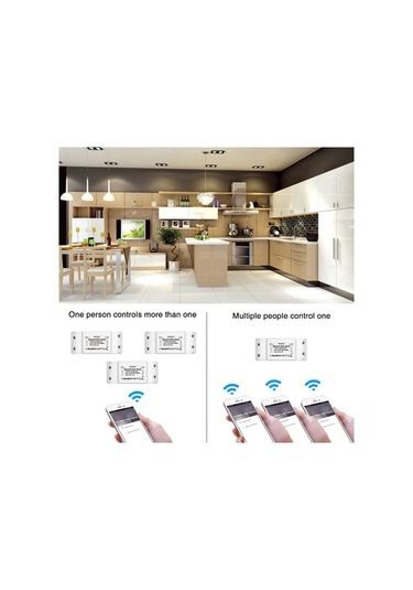 Dancemonkey Tuya Akıllı Ev Modülü: Tek Nokta Kontrol, Zamanlayıcı, Mobil Uygulama, Google Home, Alexa Destekli