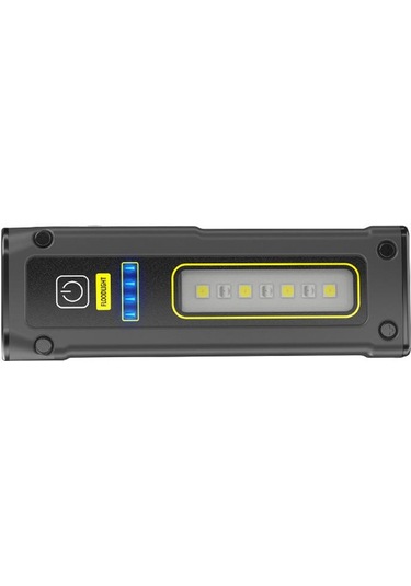 Sones E-smarter Std01 Cob Çalışma Lambası Güç Göstergeli Dış Mekan Acil Durum Onarım Lambası Mıknatıslı Led Mini El Feneri Gri