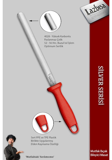 Silver Serisi Masat Mutfak Bıçak Bileme Aleti Masatı Mft-245