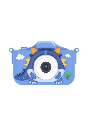 Vkemall X12s Çocuk Kamerası Kişiselleştirilmiş Karikatür Ejderha Fotoğraf Video Mini Oyu