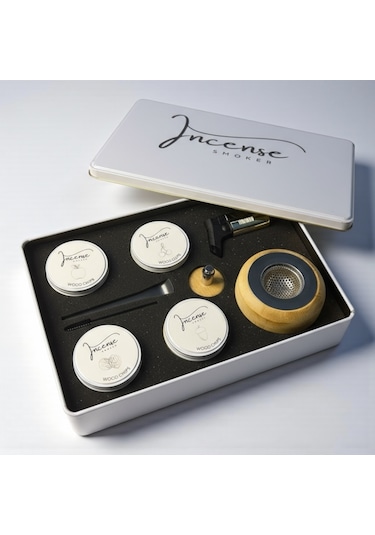 Viski & Kokteyl Tütsüleme Seti - 4 Farklı Aroma Meşe , Ceviz , Kiraz , Elma