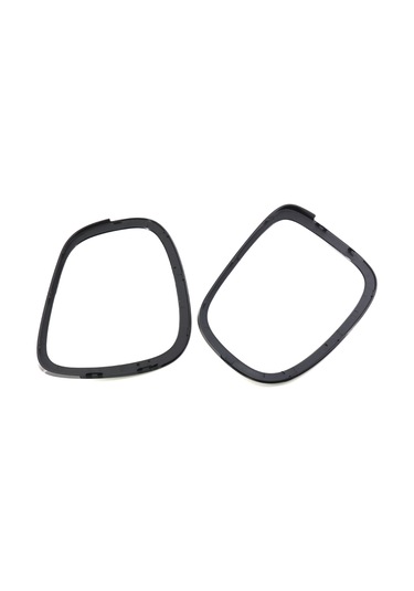 Yaozixa Bmw Mini F55/f56/f57 2014-2021 Arka Lambalı Abs Siyah Dekoratif Çerçeve 2 Adet