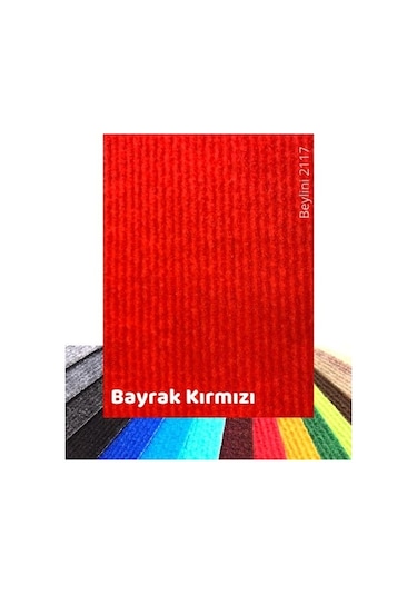 Beylini Halıfleks Duvardan Duvara Halı Kırmızı 3mm 200x200