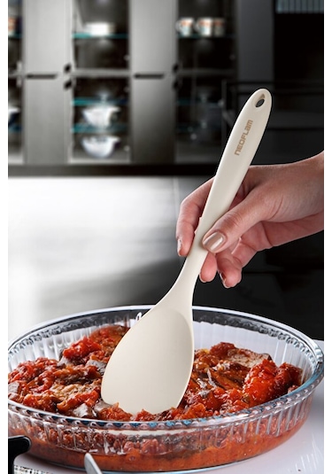 Neoflam Silikon Derin Spatula Bej D-neofktsst Bej