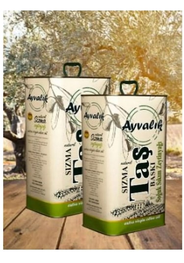 Ayvalık Natürel Soğuk Sıkım Sızma Zeytinyağı 2 x 5 L