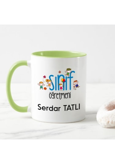 Kişiye Özel Erkek Sınıf Öğretmeni Kupa Bardak Ha10