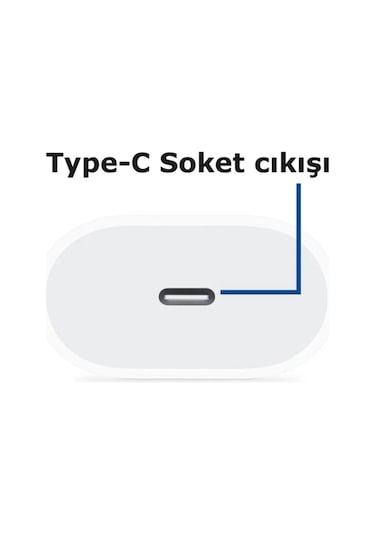 Apple Apple iPhone 12 Pro Max Uyumlu 20w Gerçek Güç Pd Type-c Adaptör+27w Type-c To Lightning Kablo Hızlı Şarj Set