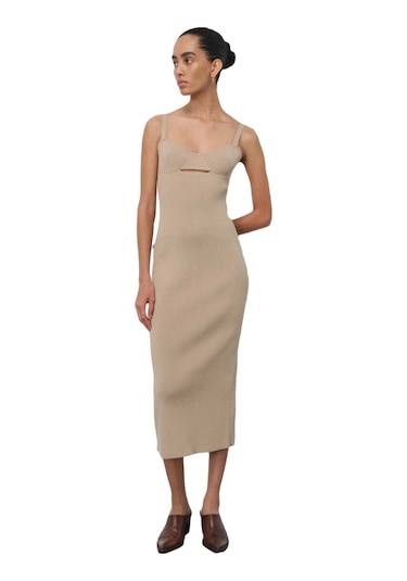 Elbise Kadın Bej Elbise - W23s07d629el Bej