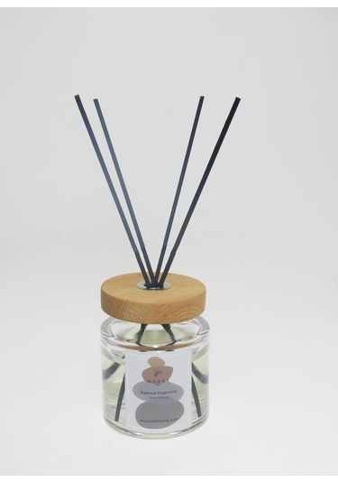 Missi 200 Cc Masif Ahşap Şapkalı Dark Amber Çubuklu Oda Kokusu