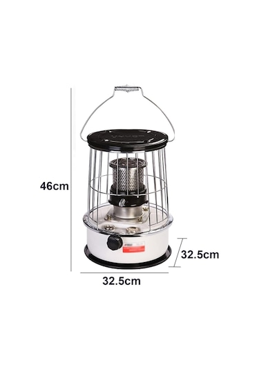 Kerosene Kamp Sobası - Ocağı Beyaz