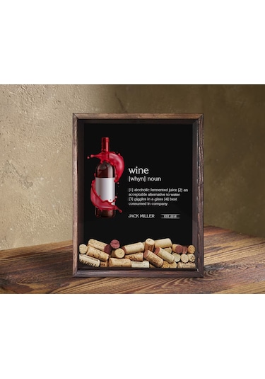 BK-VIP Sevgililer Günü Özel Şarap Mantarı Biriktirme Kutusu