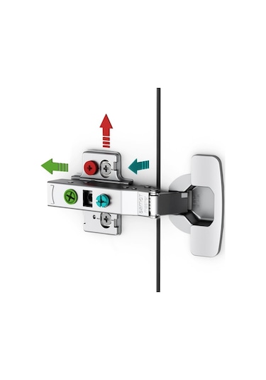 Mobaksaksesuar Samet Master Düz Frenli Pistonlu Dolap Menteşe