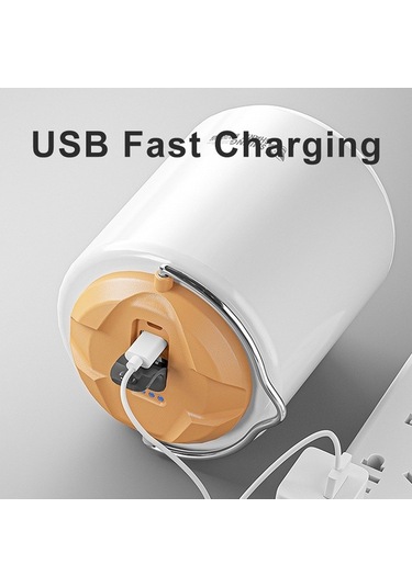 Dancemonkey Led Kamp Işığı Taşınabilir Kamp Feneri Su Geçirmez Çadır Lambası Usb Beyaz Beyaz