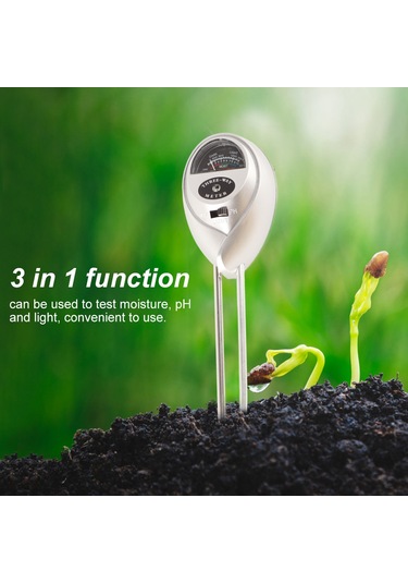 Konesam Toprak Nem, Ph Ve Işık Seviyesi Testeri - 3'ü Bir Arada Bahçe Ve Bitki Bakıcısı Yardımcısı