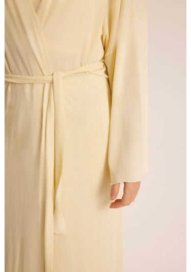 Mai Studios Co. Raina Sarı Kimono Basic Üçlü Takım Sarı