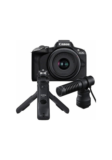 Canon EOS R50 Content Creator Kit Aynasız Fotoğraf Makinesi
