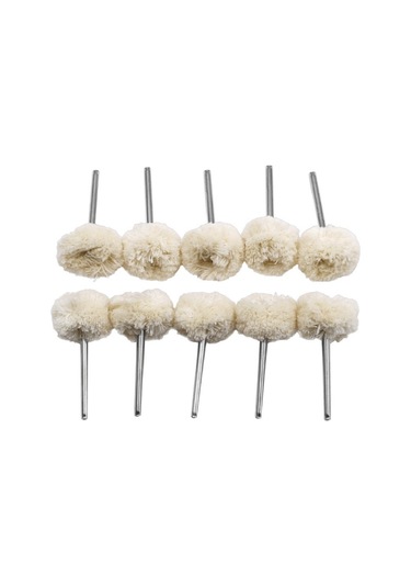 Sones 10 Adet/takım Yün Parlatma Başlığı Yün Parlatma Tekerleği Elektrikli Taşlama Makinesi Aksesuarları